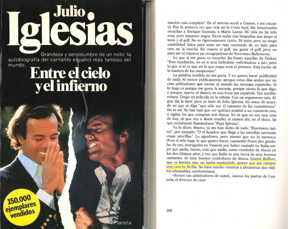 Autobiografia di Julio Iglesias